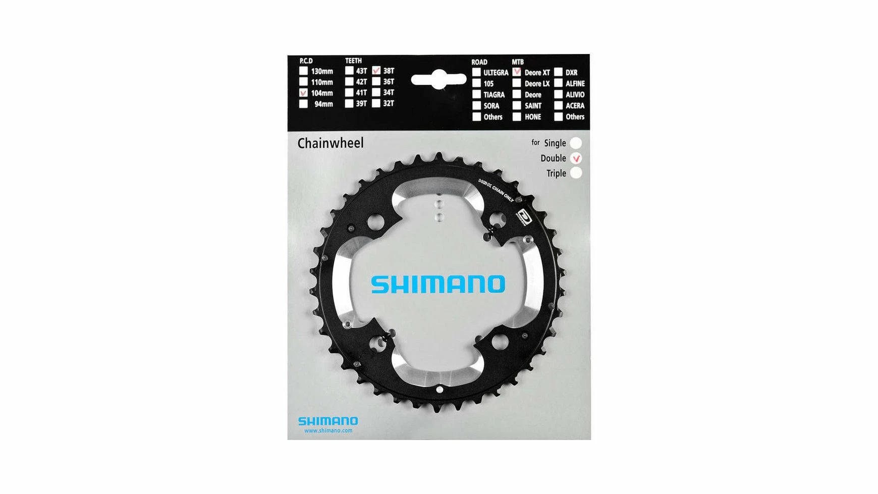 Shimano Deore XT FC-M785 38 Zähne 1 Shimano Deore XT FC-M785 38 Zähne