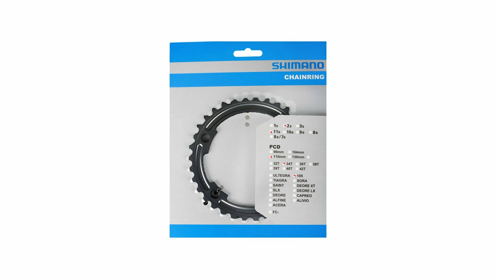 Shimano FC-5800 105 Kettenblatt 1 Shimano FC-5800 105 Kettenblatt